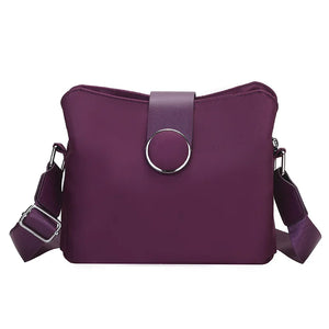 Vintage Nylon Waterproof Shoulder Bag Women Wild Crossbody Bag