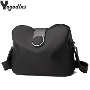 Vintage Nylon Waterproof Shoulder Bag Women Wild Crossbody Bag