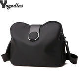 Vintage Nylon Waterproof Shoulder Bag Women Wild Crossbody Bag
