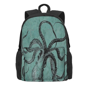 Vintage Octopus Backpacks Men's Backpacks Bags For Women Back Bag