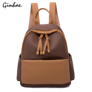 Vintage Oxford Rucksacks Travel Large Capacity School Bag Women