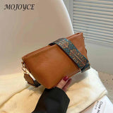 Vintage PU Lady Crossbody Shoulder Bag Solid Print