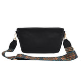 Vintage PU Lady Crossbody Shoulder Bag Solid Print