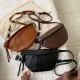 Vintage PU Leather Crossbody Bags Women Small Shoulder Bag