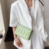 Vintage PU Leather Embossing Women Shoulder Messenger Bags Casual