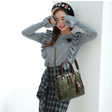 Vintage PU Leather Tassel Handbag Crossbody Shoulder Bag