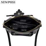 Vintage PU Leather Ladies HandBags Tassel Crossbody Shoulder Bag