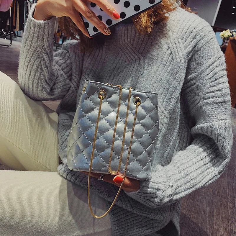 Vintage PU Leather Crossbody Bag For Women
