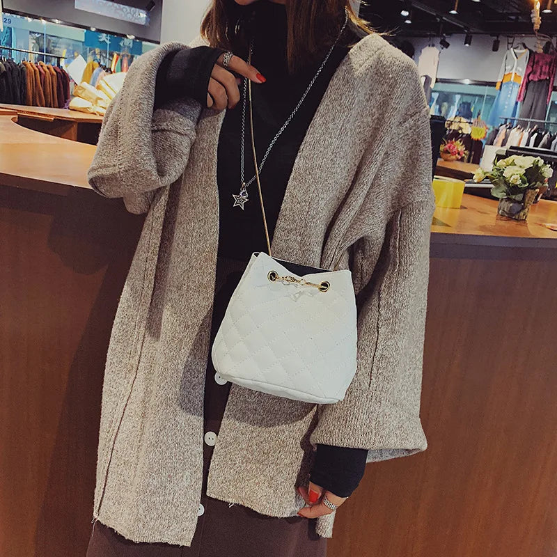 Vintage PU Leather Crossbody Bag For Women