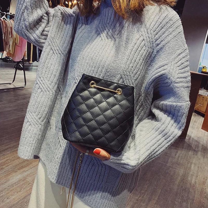 Vintage PU Leather Crossbody Bag For Women