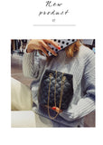 Vintage PU Leather Crossbody Bag For Women