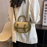 Vintage PU Leather Messenger Crossbody Bags for Women Travel Totes