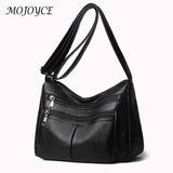 Vintage PU Leather Women's Shoulder Bag Large Tote Handbag