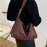 Vintage PU Leather Shoulder Crossbody Tote Bags for Women