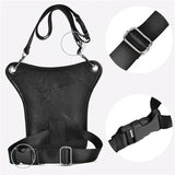 Vintage PU Leather Drop Leg Bag Waist Pack