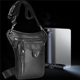 Vintage PU Leather Drop Leg Bag Waist Pack
