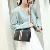 Vintage PU Leather Women Small Handbag and Purse Pillow Crossbody Bag