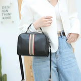 Vintage PU Leather Women Small Handbag and Purse Pillow Crossbody Bag