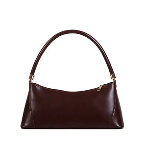 Vintage PU Leather Women Underarm Bag Solid Female Handbags Ladies Mini Tote