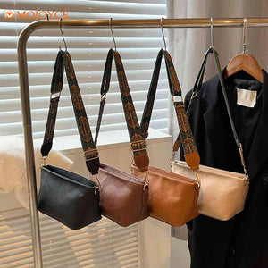 Vintage PU Women Shoulder Bag Small Square Messenger Bags Leather Print