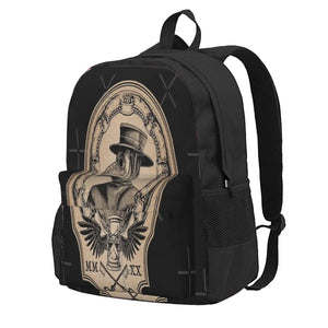 Vintage Plague Doctor Backpacks Harajuku Bags School Backpack