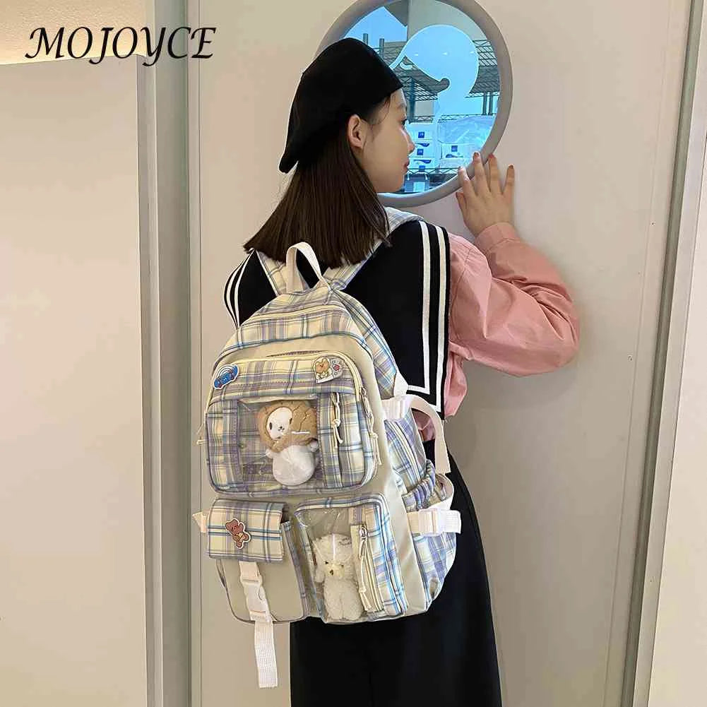 Vintage Patchwork Hit Backpack for School Students