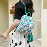 Vintage Print Women's Backpack Small Multifunctional Mini Shoulder Bag
