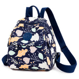 Vintage Print Women's Backpack Small Multifunctional Mini Shoulder Bag