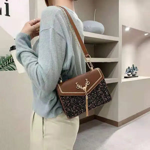 Vintage Printing Handbag Messenger Bags For Women