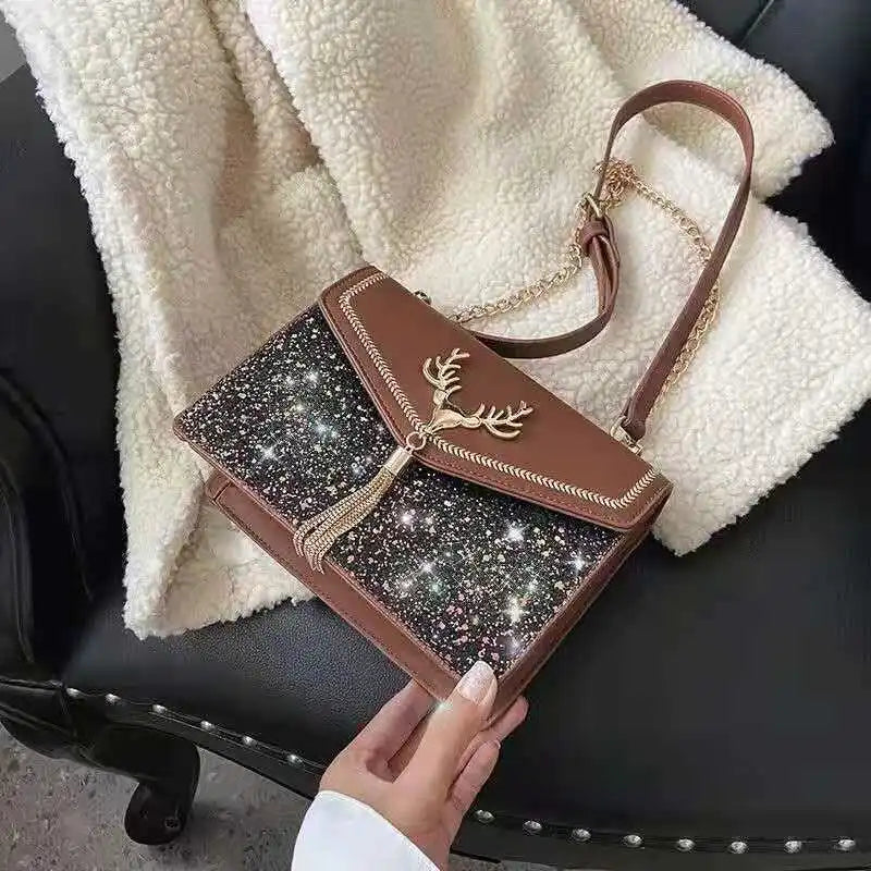 Vintage Printing Handbag Messenger Bags For Women