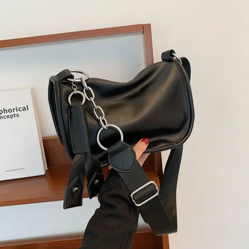 Vintage Pu Leather Women Messenger Bags High Female Leather Handbags