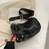 Vintage Pu Leather Women Messenger Bags High Female Leather Handbags