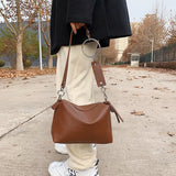 Vintage Black Crossbody Bag for Women