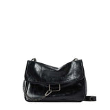 Vintage Chain Leather Shoulder Bags For Women Lady Handbags Travel Purses