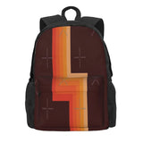 Vintage Retro Stripes Backpacks Men's Backpacks Bags For Women