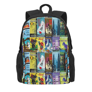 Vintage Ride Posters 1 Backpacks Men's Bags For Women