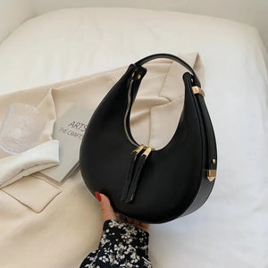 Vintage Saddle Shaped Underarm Shoulder Bags For Women