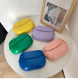 Vintage Saddle Shoulder Bag Purse for Women Solid Ladies Small Messenger Bags