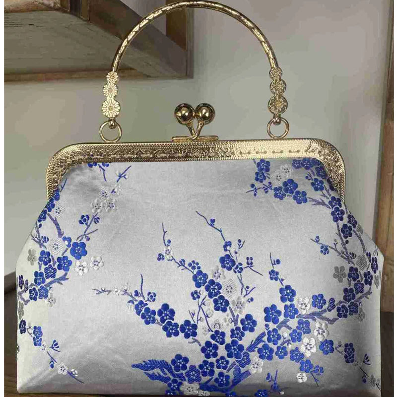 Vintage Shell Lock Flowers Style Women Shoulder Crossbody Bags Chain Lady