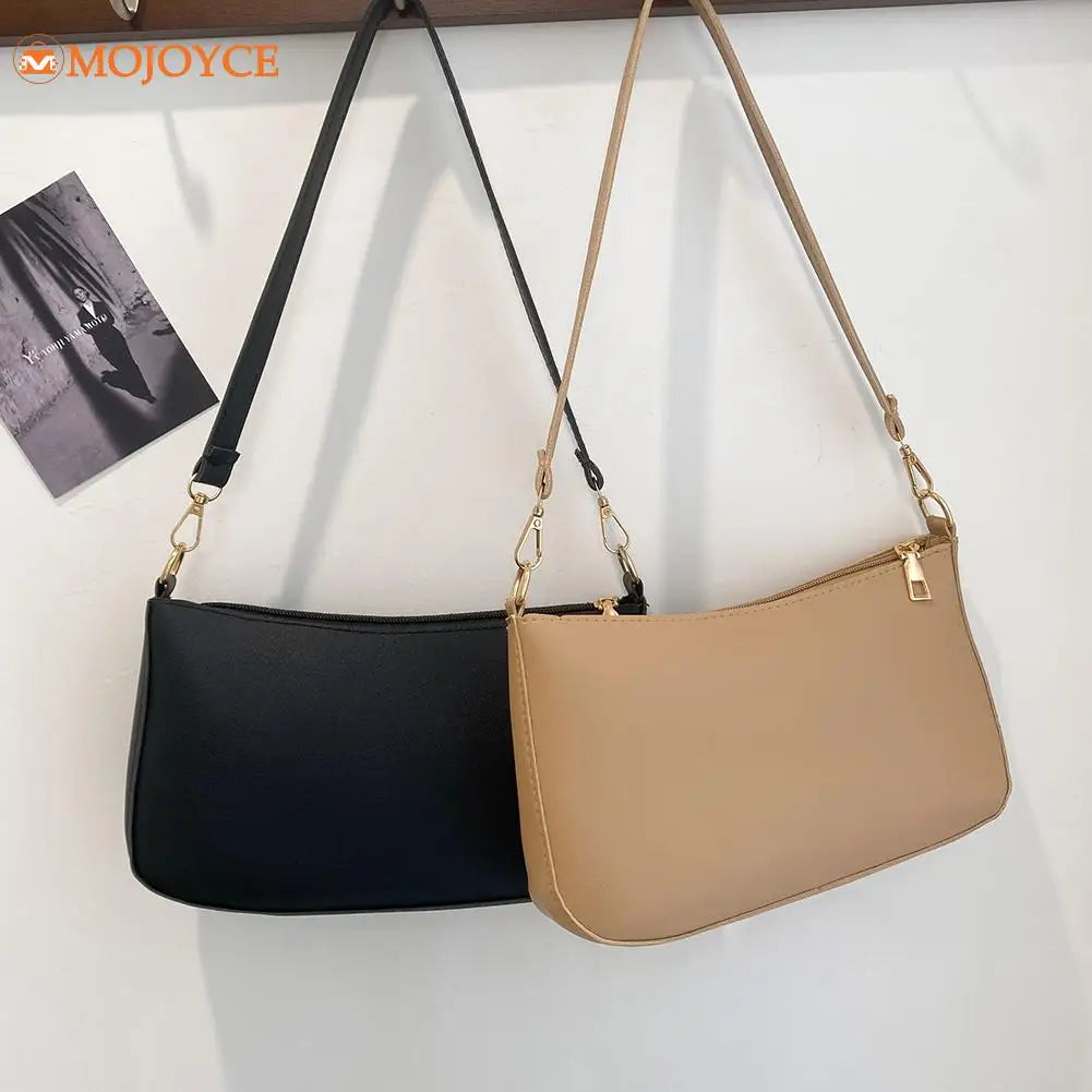 Vintage Shopper Bag Women's Bag Leather Small Shoulder Underarm Bag Purse