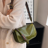 Vintage Shoulder Bag Female PU Leather Crossbody Bag