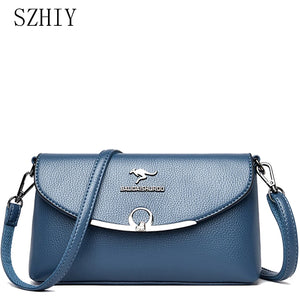 Vintage Leather Shoulder Bag Crossbody Purse Rhinestone Pocket