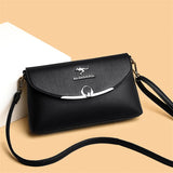 Vintage Leather Shoulder Bag Crossbody Purse Rhinestone Pocket