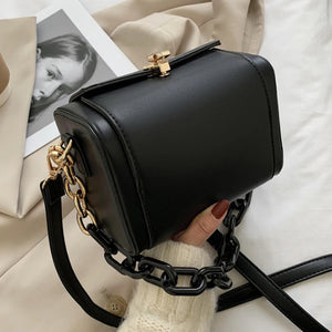 Vintage Shoulder Bag Chain Women Handbag Square Tote bag