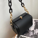 Vintage Shoulder Bag Chain Women Handbag Square Tote bag