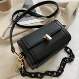 Vintage Shoulder Bag Chain Women Handbag Square Tote bag