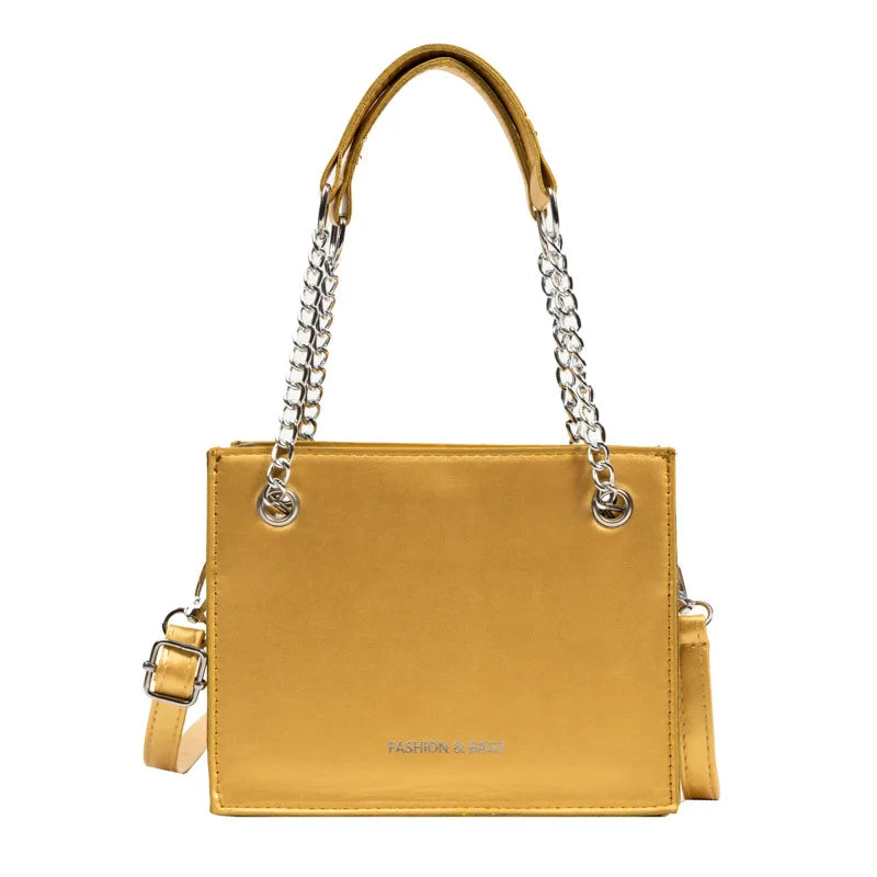 Vintage Shoulder Bag Women Casual Handbags Purse Small Square Crossbody Clutch