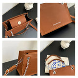 Vintage Shoulder Bag Women Casual Handbags Purse Small Square Crossbody Clutch