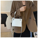 Vintage Shoulder Bag Women Casual Handbags Purse Small Square Crossbody Clutch