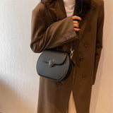 Vintage Shoulder Bag French Texture Pu Flap Messenger Bags